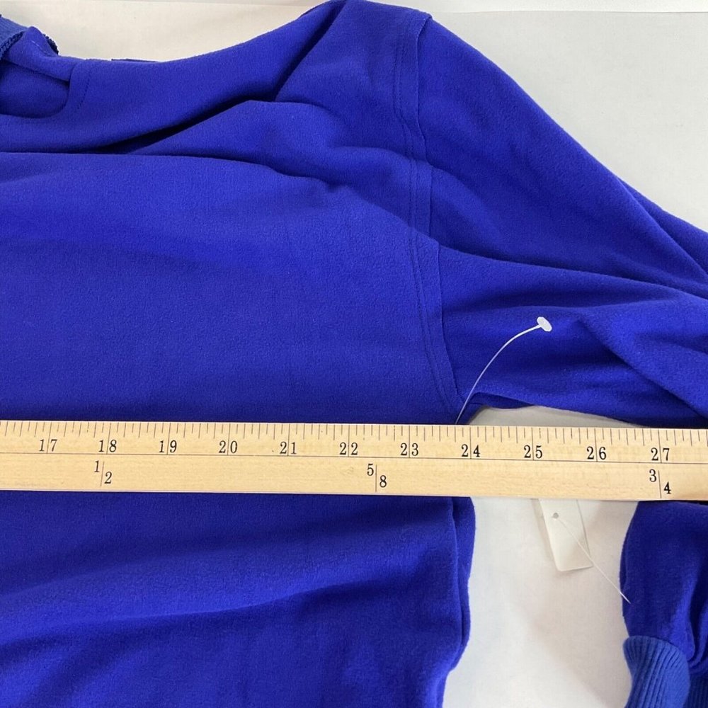 Free People Movement Reveal Sweatshirt Womens Size Medium Blue Oversized $98 Nwt - Picture 11 of 11